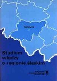 Studium wiedzy o regionie śląskim - okładka książki