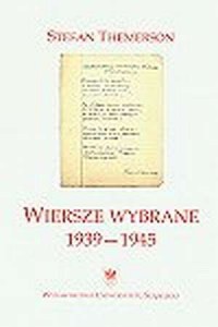Wiersze wybrane 1939-1945 - okładka książki