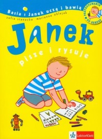 Janek pisze i rysuje - okładka książki