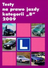 Testy na prawo jazdy kategorii - okładka książki