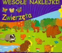 Wesołe naklejki. Zwierzęta - okładka książki