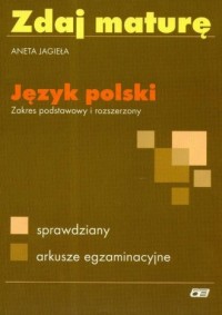 Zdaj maturę. Język polski. Zakres - okładka podręcznika