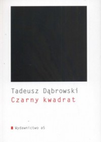 Czarny kwadrat - okładka książki