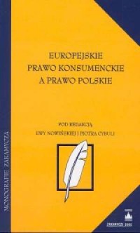 Europejskie prawo konsumenckie - okładka książki