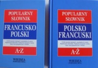 Popularny słownik polsko-francuski, - okładka książki