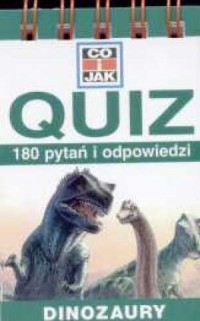 Quiz - dinozaury - okładka książki