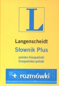 Słownik Plus. Polsko-hiszpański, - okładka książki