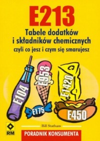 Tabele dodatków i składników chemicznych, - okładka książki