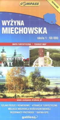 Wyżyna Miechowska (mapa turystyczna - okładka książki