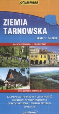 Ziemia Tarnowska (mapa turystyczna - okładka książki