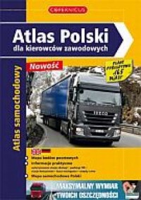 Atlas Polski dla kierowców zawodowych. - okładka książki