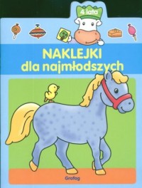 Naklejki dla najmłodszych 4 lata - okładka książki