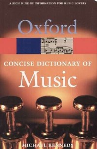 Oxford Concise. Dictionary of Music - okładka książki