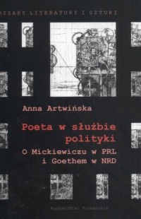 Poeta w służbie polityki - okładka książki