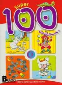 100 Super Łamigłówek cz. 1 - okładka książki
