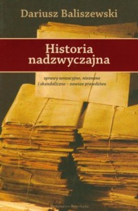 Historia nadzwyczajna - okładka książki