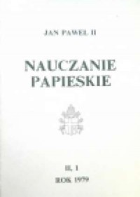 Nauczanie papieskie 1979. Tom II/1 - okładka książki