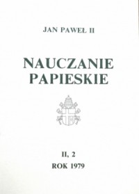 Nauczanie papieskie 1979. Tom II/2 - okładka książki