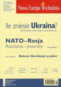 Nowa Europa Wschodnia nr 3-4/2009 - okładka książki