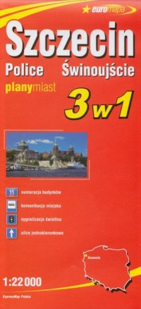 Szczecin (plan miasta) - okładka książki