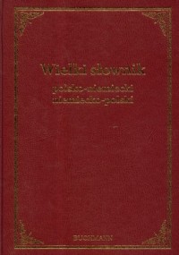 Wielki słownik polsko-niemiecki, - okładka książki