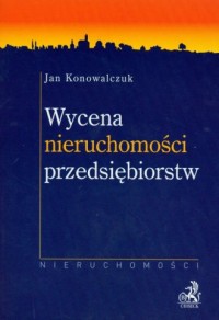 Wycena nieruchomości przedsiębiorstw - okładka książki