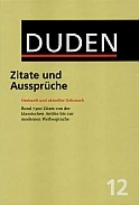 Duden BD.12. Zitate und Aussprüche - okładka podręcznika