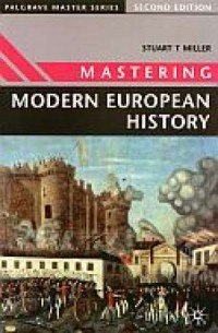 Mastering Modern European History, - okładka książki