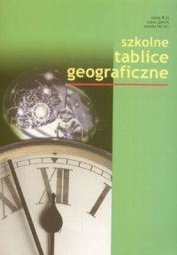 Szkolne tablice geograficzne - okładka podręcznika