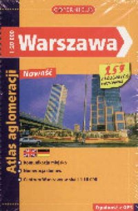 Warszawa. Atlas aglomeracji (1:20 - okładka książki