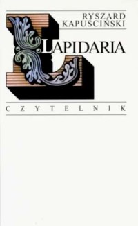 Lapidaria - okładka książki