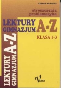 Lektury gimnazjum A-Z. Klasa 1-3. - okładka podręcznika