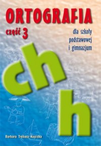 Ortografia dla szkoły podstawowej - okładka podręcznika