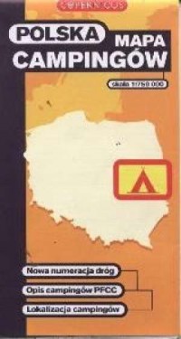 Polska (mapa campingowa 1:750 000 - okładka książki