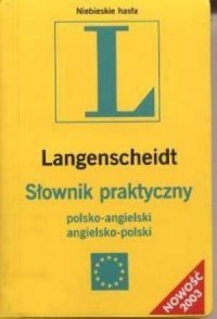 Słownik praktyczny polsko-angielski, - okładka książki