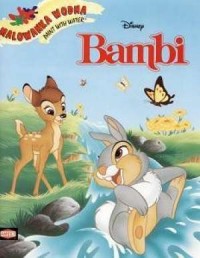 Bambi. Malowanka wodna - okładka książki