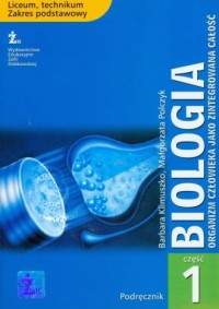 Biologia cz. 1. Organizm człowieka - okładka podręcznika