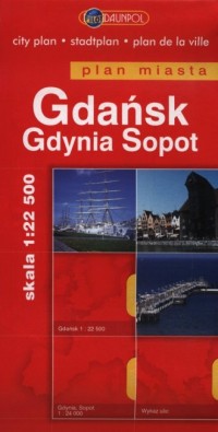 Gdańsk, Gdynia, Sopot (plan miasta - okładka książki