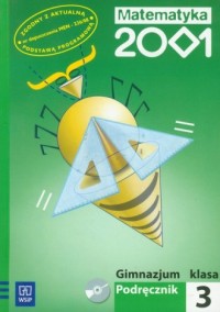 Matematyka 2001. Klasa 3. Gimnazjum. - okładka podręcznika