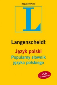 Popularny słownik języka polskiego - okładka książki