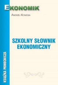 Szkolny słownik ekonomiczny - okładka podręcznika