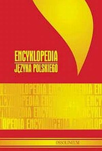 Encyklopedia języka polskiego - okładka książki