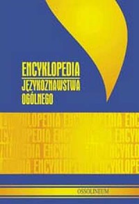 Encyklopedia językoznawstwa ogólnego - okładka książki