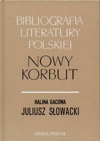 Juliusz Słowacki - okładka książki