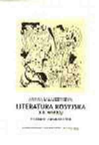 Literatura rosyjska XX wieku. Wybrane - okładka książki
