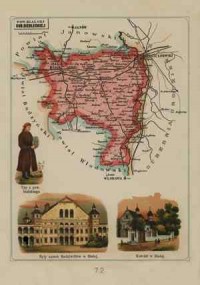 Powiat Bialski - mapa szczegółowa - zdjęcie reprintu, mapy