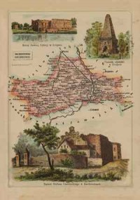 Powiat Hrubieszowski - mapa szczegółowa - zdjęcie reprintu, mapy