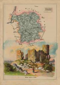 Powiat Kolski - mapa szczegółowa - zdjęcie reprintu, mapy