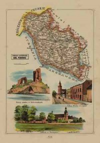 Powiat Lipnowski - mapa szczegółowa - zdjęcie reprintu, mapy