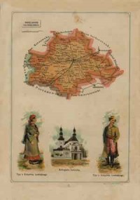 Powiat Łowicki - mapa szczegółowa - zdjęcie reprintu, mapy